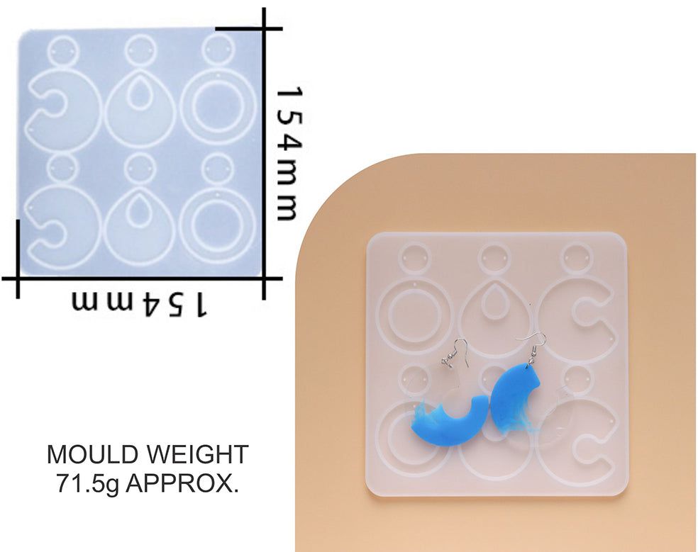 Crafteria 12 IN 1 EARRING MOULD