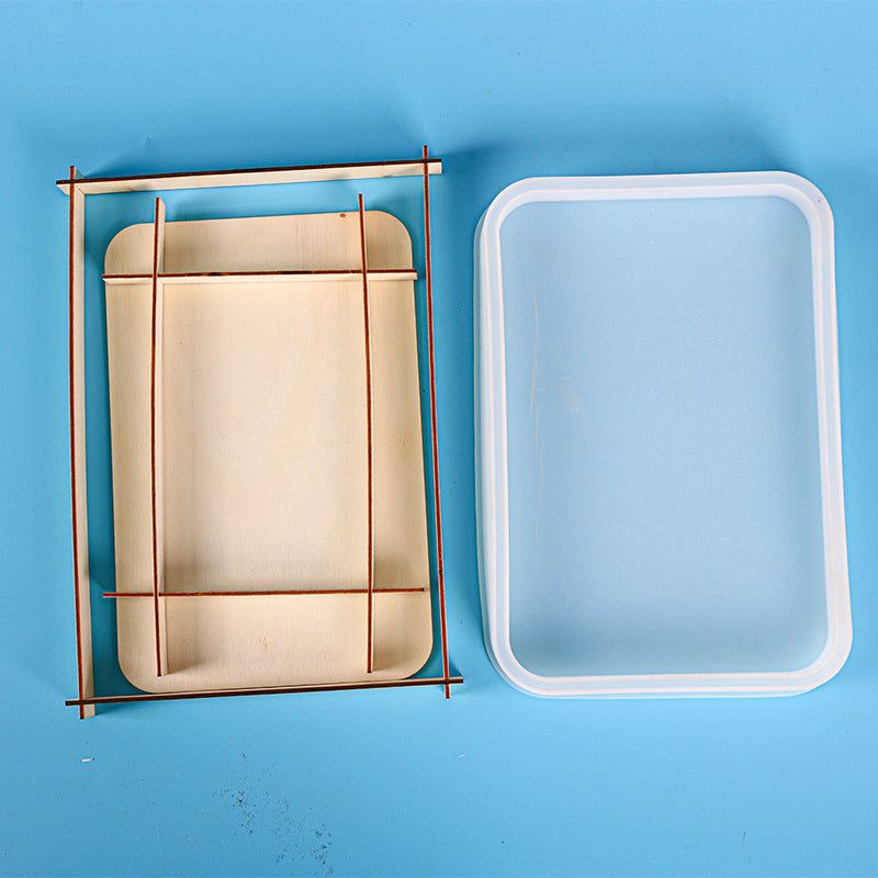 Crafteria RECTANGLE PLATE WITH FRAME MOULD