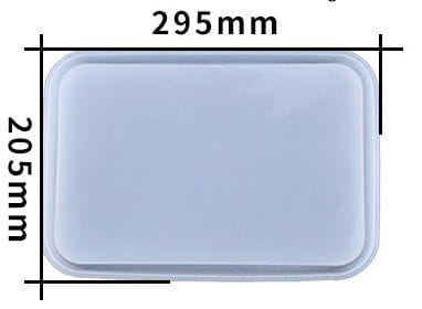 Crafteria RECTANGLE PLATE WITH FRAME MOULD