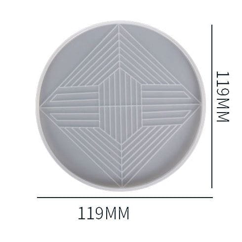 Crafteria GEOMETRICAL DESIGNER COASTER MOULD