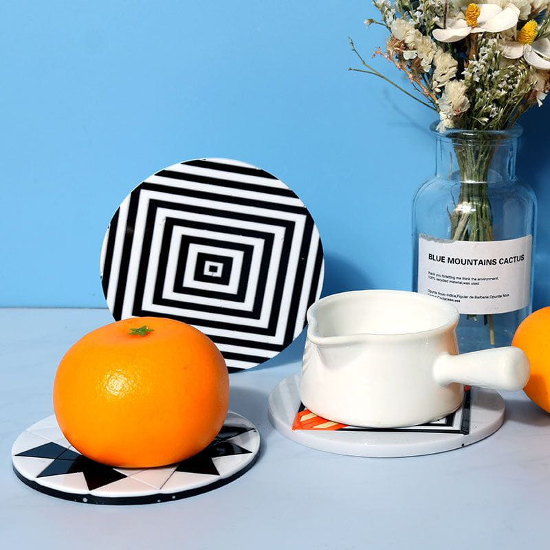 Crafteria GEOMETRICAL DESIGNER COASTER MOULD