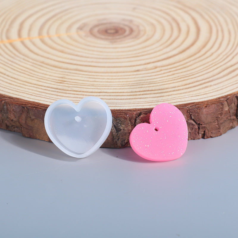 My Store Silicon Mould SMALL HEART KEYCHAIN & PENDANT MOULD