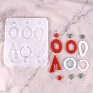 My Store Silicon Mould 12 CAVITY JEWELLERY PENDANT MOULD