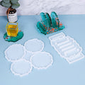 My Store Silicon Mould 4 IN 1 AGATE COASTER MOULD