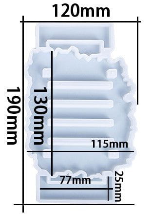 My Store Silicon Mould 4 CAVITY COASTER STAND MOULD