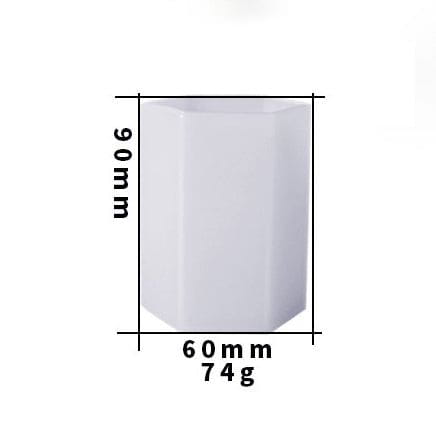 Crafteria Silicon Mould SMALL HEXAGON MULTI PURPOSE (CANDLE, SOAP ETC...) MOULD