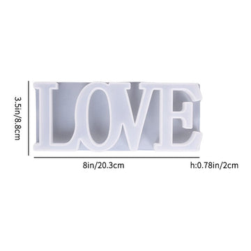 Crafteria Silicon Mould LOVE WORDING MOULD