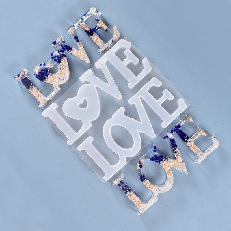 Crafteria Silicon Mould LOVE WORDING MOULD