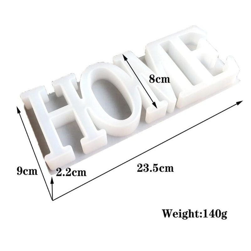 Crafteria Silicon Mould HOME WORDING MOULD