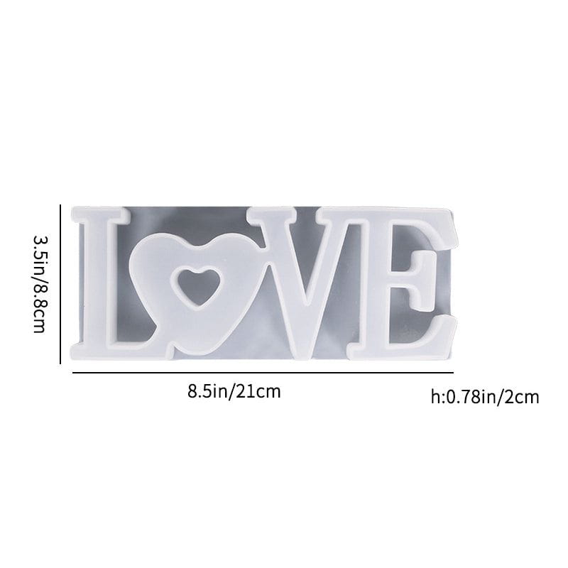 Crafteria Silicon Mould LOVE MOULD