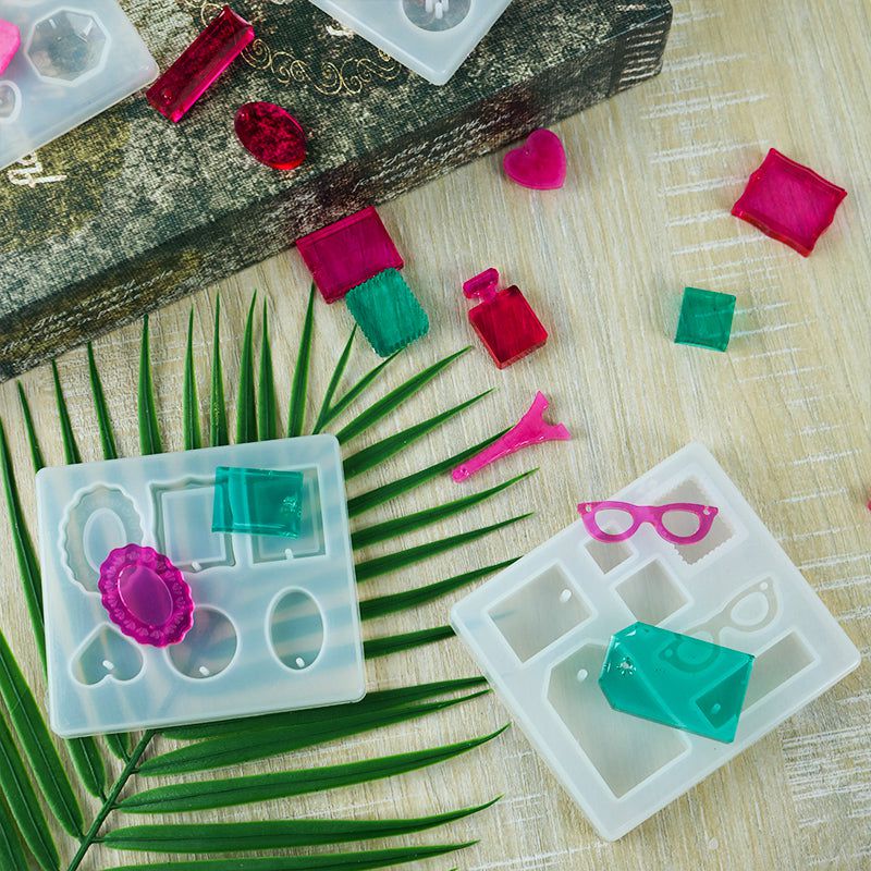 My Store Silicon Mould 7 IN 1 JEWELLERY & KEYCHAIN MOULD