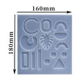 Crafteria Silicon Mould 13PC PENDANT & KEYCHAIN MOULD