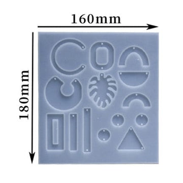 Crafteria Silicon Mould 13PC PENDANT & KEYCHAIN MOULD