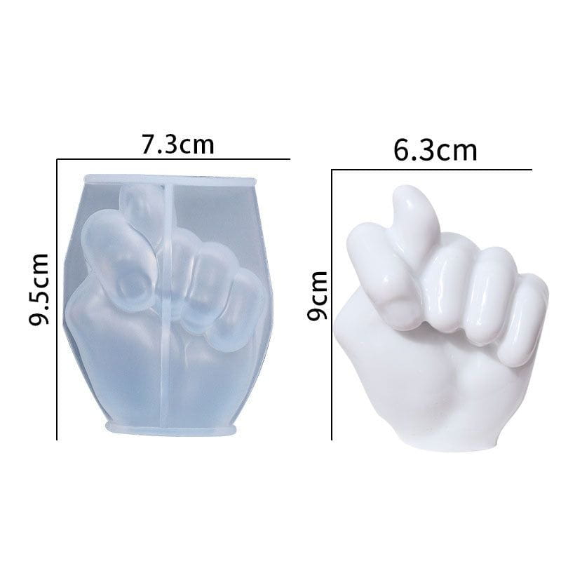 My Store Silicon Mould CLENCHING FIST GESTURE MOULD