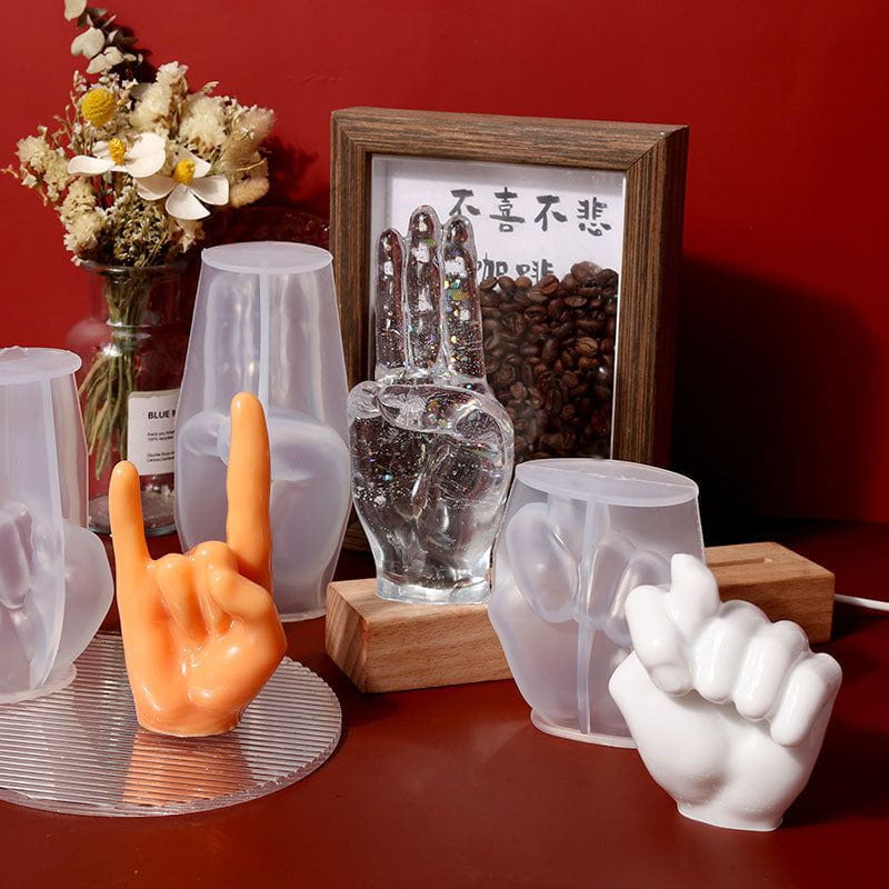 My Store Silicon Mould CLENCHING FIST GESTURE MOULD