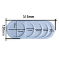 My Store Silicon Mould 6 CAVITY ECLIPSE MOULD