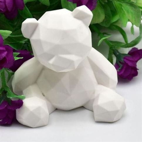 My Store Silicon Mould SEATING TEDDY BEAR CANDLE MOULD