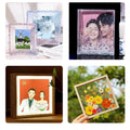 My Store Silicon Mould Square Photo Frame Mould & Coaster With Angular Boundary Mould