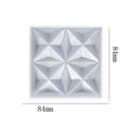 My Store Silicon Mould Square With 3D 4 Corner Star Coaster Mould