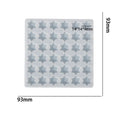 My Store Silicon Mould 36 Cavity 6 Corner Star Shaped Mosaic Mould For Recasting & Lippan Art