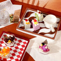 My Store Silicon Mould Square Checkered (Katli) Design Storage Tray Mould