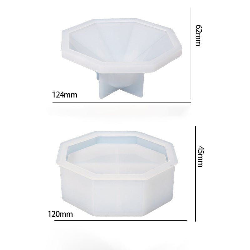 My Store Silicon Mould EIGHT-SIDED EXQUISITE STACKING HIGH STORAGE BOX MOULD