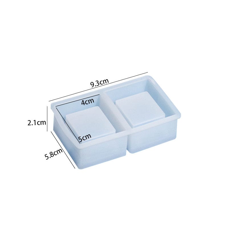 My Store Silicon Mould SQUARE RING BOX MOULD