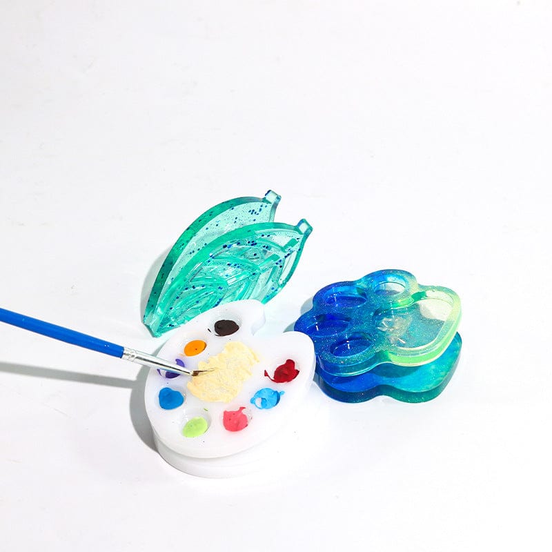 My Store Silicon Mould 2 Cavity Paw Keychain ,Pendant & Clip Mould