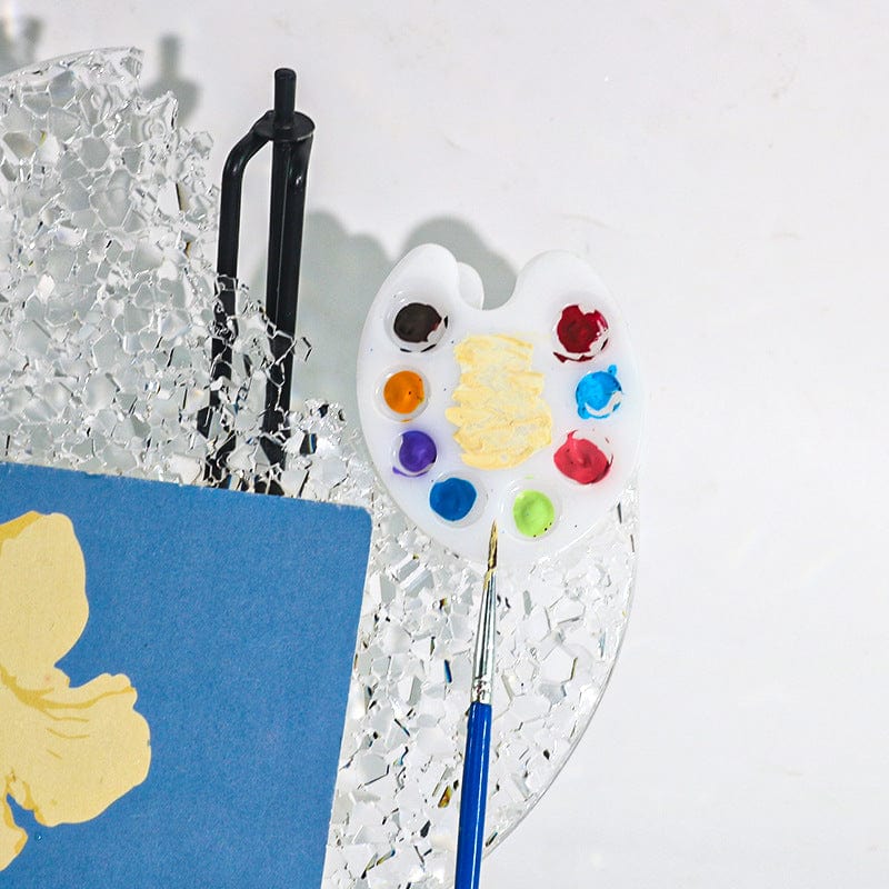 My Store Silicon Mould 2 Cavity Colour Pallette Keychain ,Pendant & Clip Mould