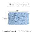 My Store Silicon Mould 18 Cavity Butterfly Wings Pendant & Keychain Mould