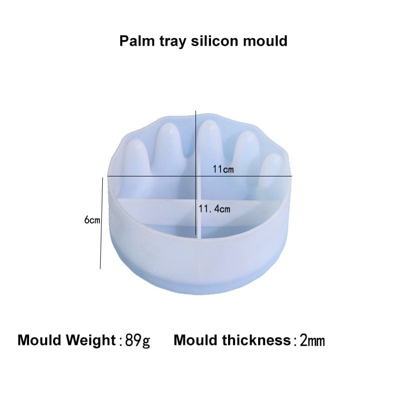 My Store Silicon Mould Palm Tray & Ring Holder Mould