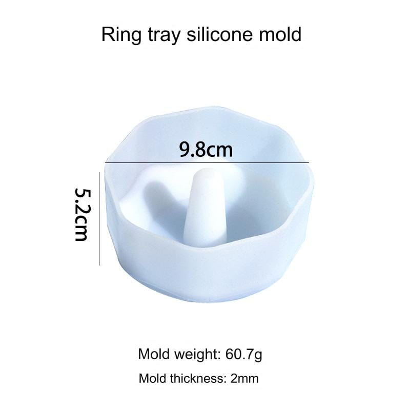 My Store Silicon Mould Ring Holder Tray Mould