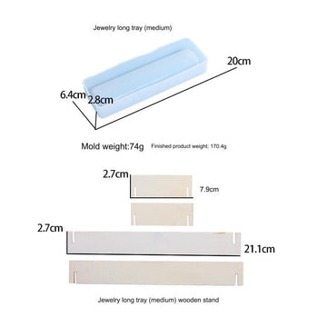 My Store Silicon Mould 8" Long Jewellery Tray Mould