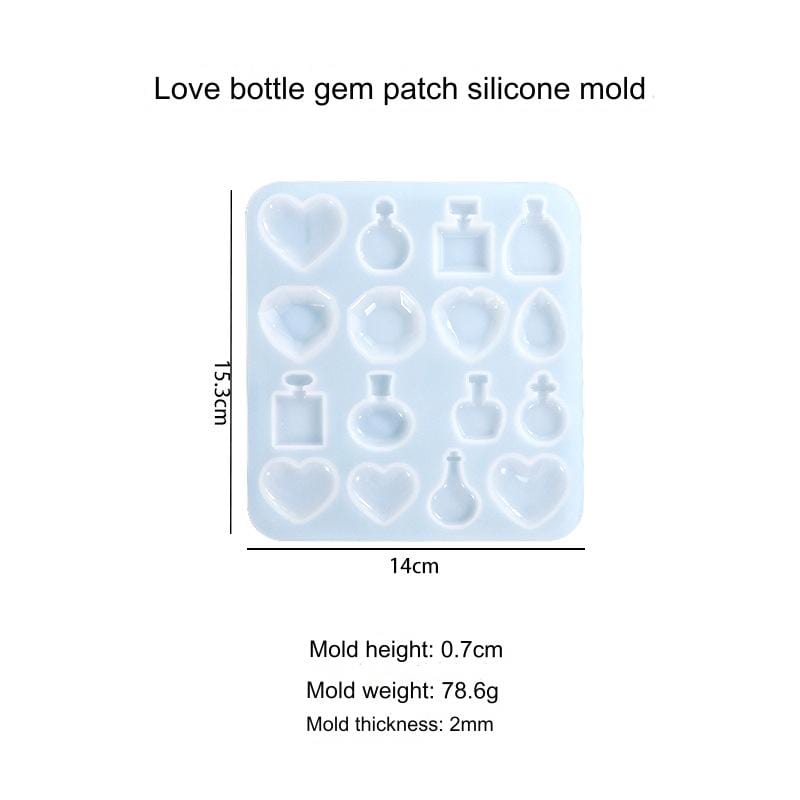 My Store Silicon Mould 16 Cavity Recasting & Jewellery & Pendant Mould