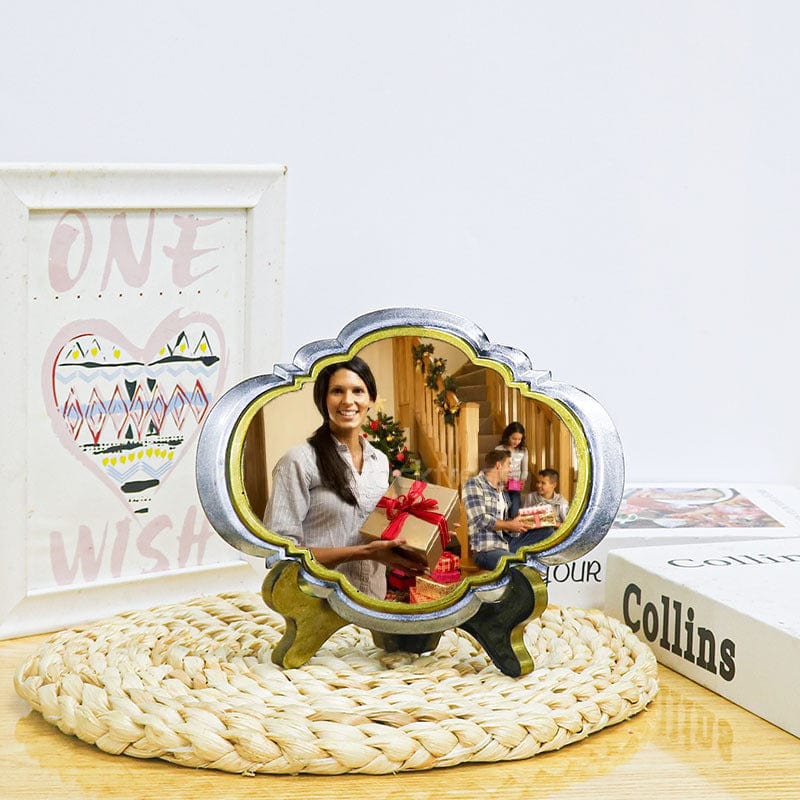 My Store Silicon Mould European Style Tray & Photo Frame With Stand