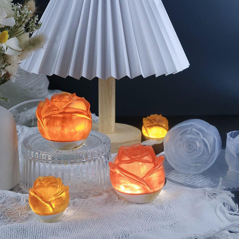 3D Rose Candle Mould