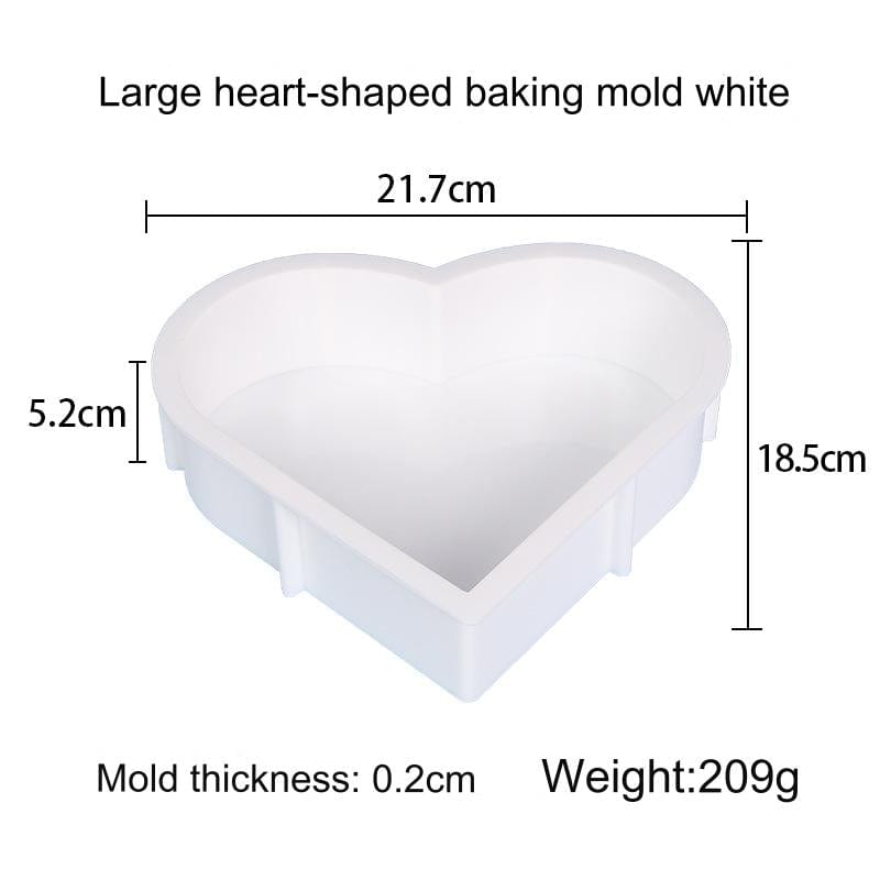 8.5" x 7.5" Heart 50mm Deep Casting Mould