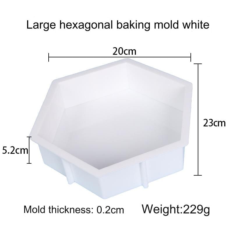 8" x 9" Hexagon 50mm Deep Casting Mould