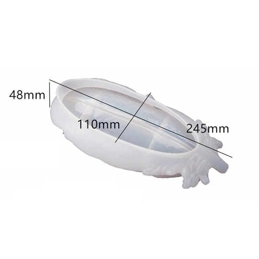 My Store Silicon Mould Long Father Shape Dish Plate Mould