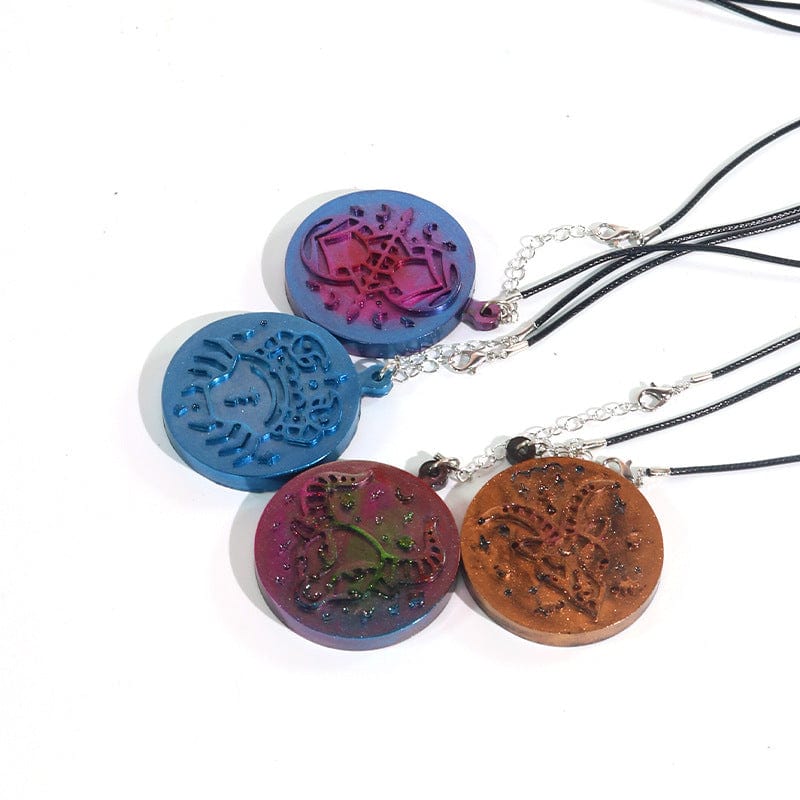 12 Cavity Zodiac Sign Keychain & Pendant Jewellery Mould