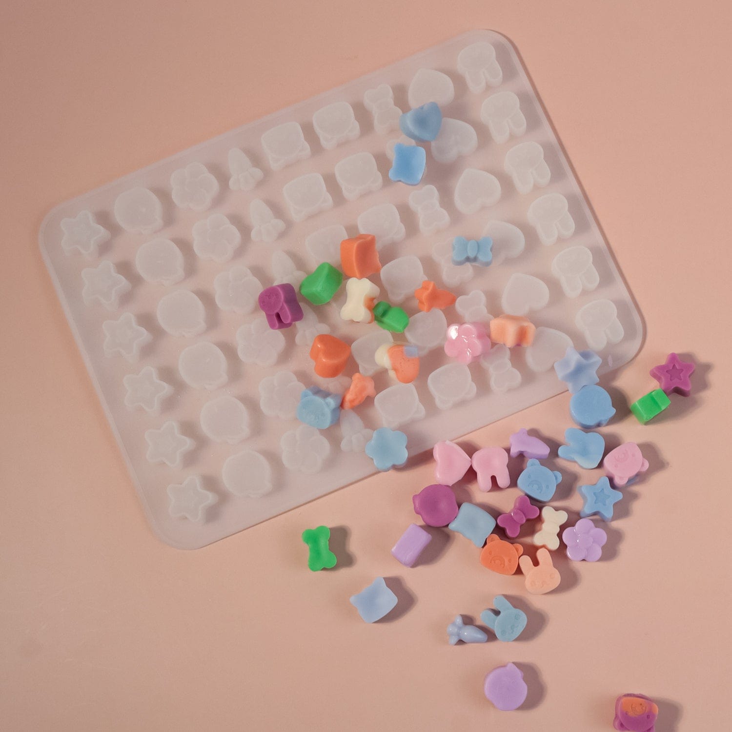 My Store Silicon Mould 54 Cavity Mix Miniature Candy Mould