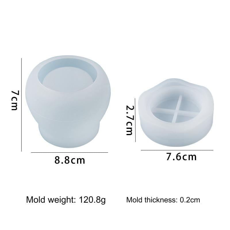 My Store Silicon Mould PUDDING STORAGE JAR & LID MOULD