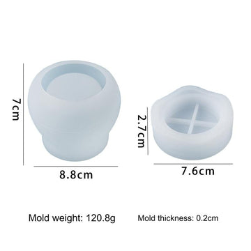 My Store Silicon Mould Pudding Storage Jar & Lid Mould