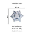 My Store Snowflakes Tea Light Holder 03