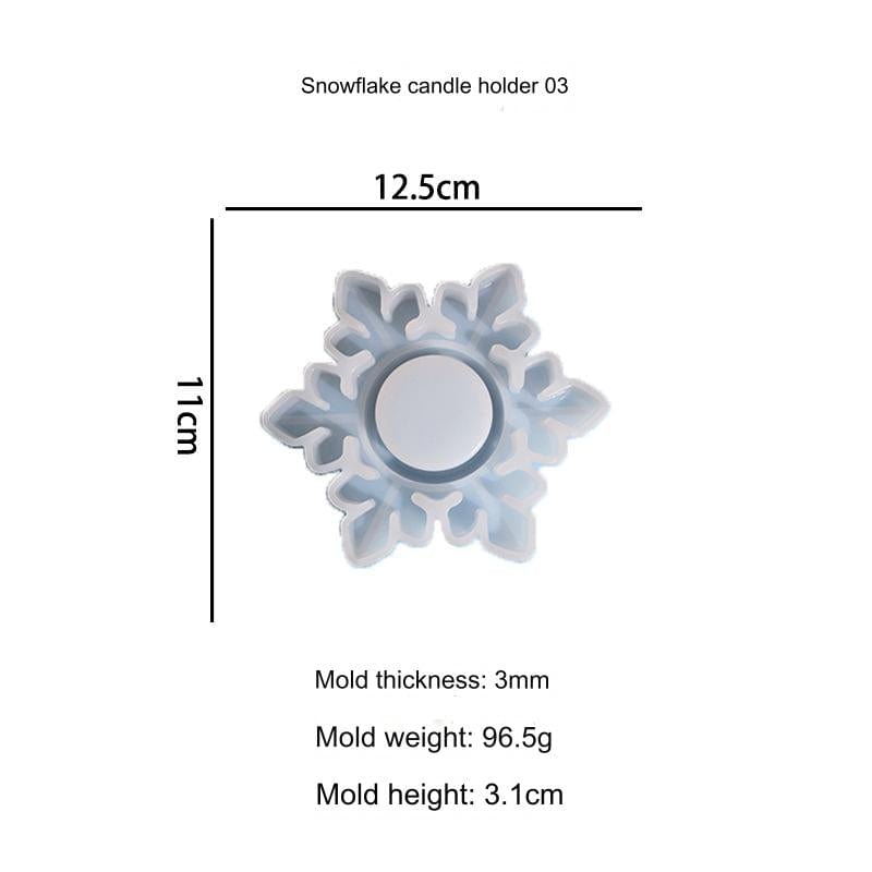 My Store Snowflakes Tea Light Holder 03