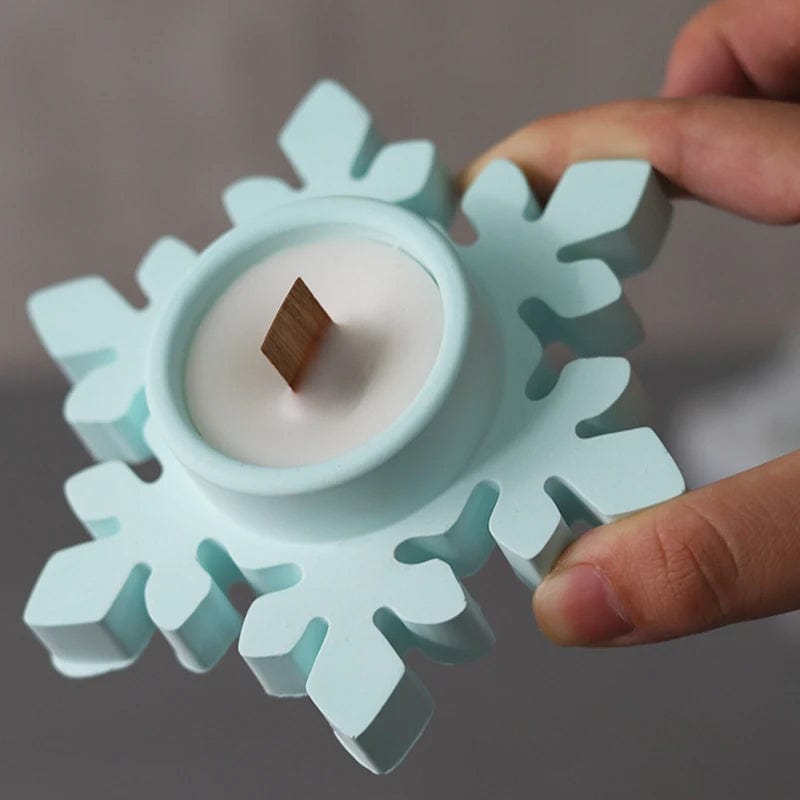 My Store Snowflakes Tea Light Holder 03