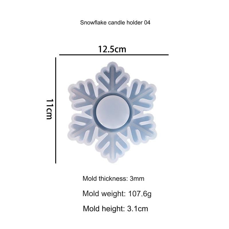 My Store Snowflakes Tea Light Holder 04