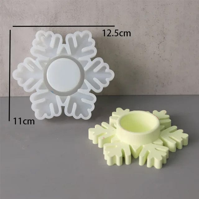 My Store Snowflakes Tea Light Holder 04