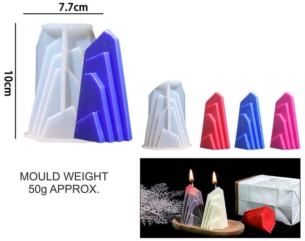 My Store Silicon Mould MOUNTAIN CANDLE MOULD