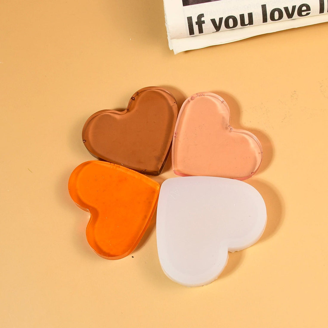 2 Inch Heart Shape Keychain & Pendant Mould